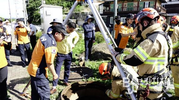 “나주소방서, 밀폐공간 질식사고 예방을 위한 대응훈련 돌입”
