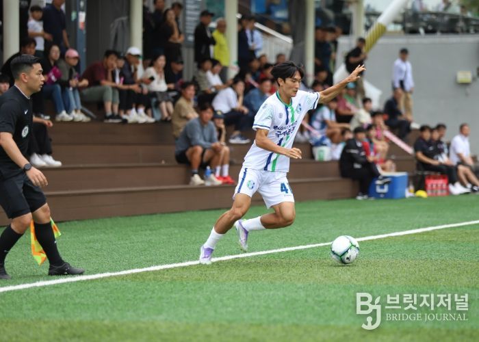 남양주시민축구단, 서울중랑축구단 상대로 2-1 극적 승리…리그 1위 수성