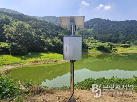 수위계측기 설치 사진