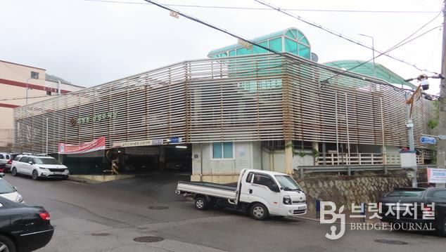 삼방시장 공영주차장 전경