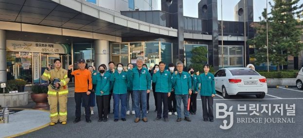서천군 장항읍, 장항119안전센터와 무각본 합동소방훈련