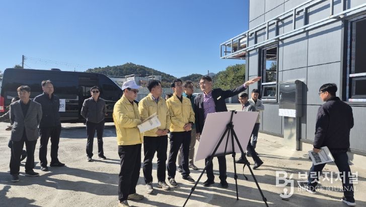 금산축협 축산물류센터 금산군의회 현장점검