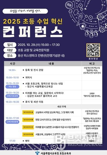 2025 초등 수업 혁신 컨퍼런스 포스터