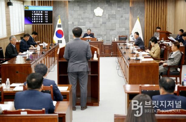 0회 의원간담회 열고 군정 현안 점검