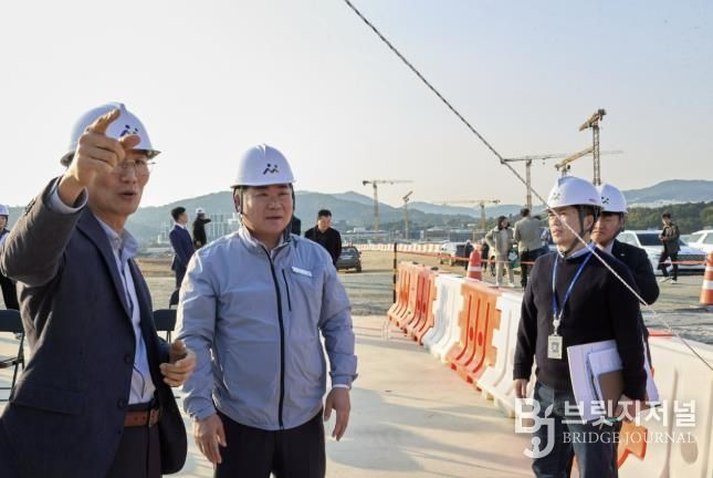 오세현 아산시장 센트럴시티 현장방문