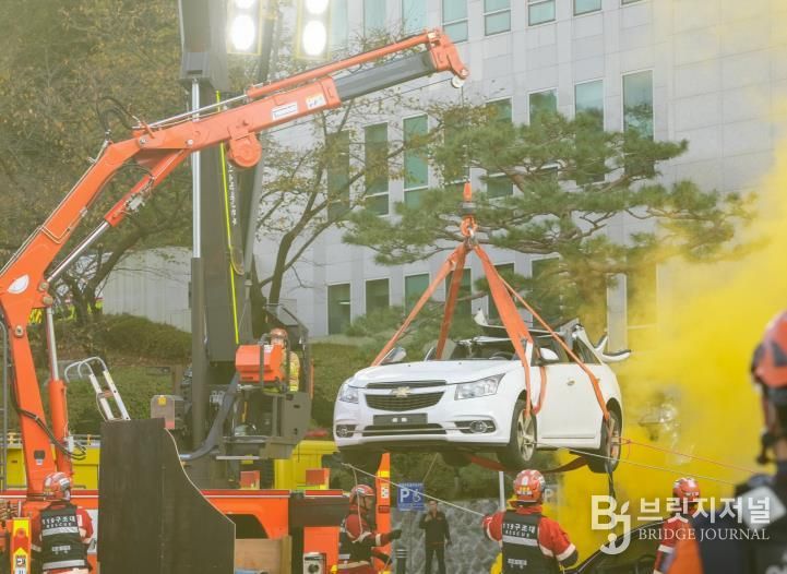 강북구가 지난 24일 실시한 ‘2025 재난대응 안전한국훈련’ 전경