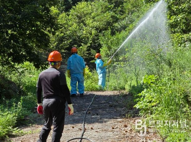 농림지 동시발생 성충기 병해충 방제