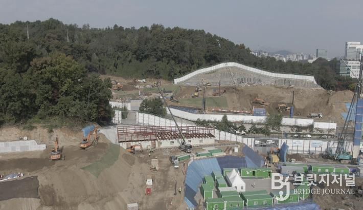 비산먼지 발생 사업장 드론 활용 점검(서초동)