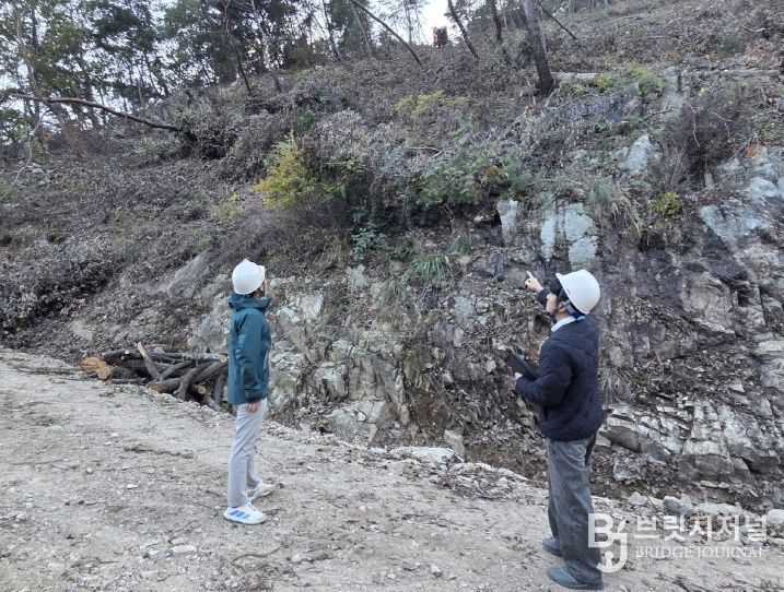 금산군 벌목작업 등 임업분야 안전점검 모습