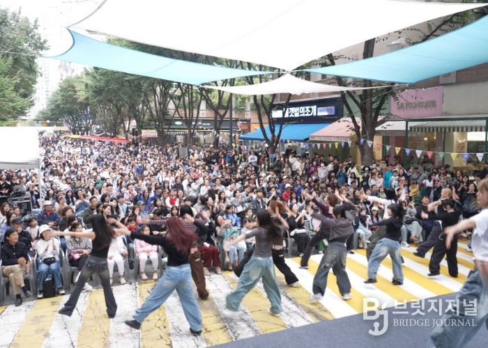 정자유스센터, 정자1동 차 없는 카페거리 축제 성료