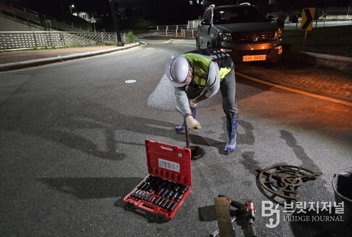 진안군, 진안읍 단양리 상수도관 세척 추진