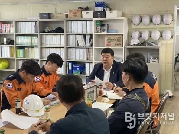 부산광역시의회 전원석 의원, “반얀트리 화재사고 재발 방지를 위한 소방시설 공사현장 기습 점검”