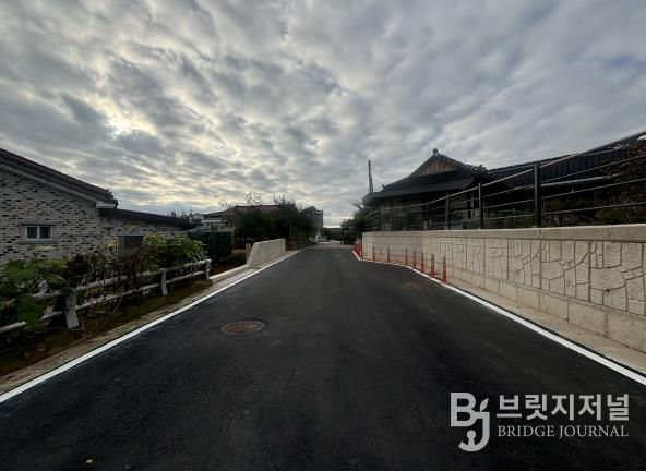 정읍 신태인읍 원불교 교당 앞 소방도로 전면 개통