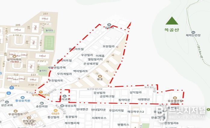 2025년 제5차 주택재개발 후보지 선정구역(금천구 시흥4동 1 일대)