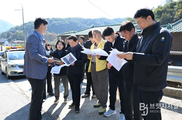 군위군의회, 관내 주요사업 현장방문(소나무재선충방재사업)