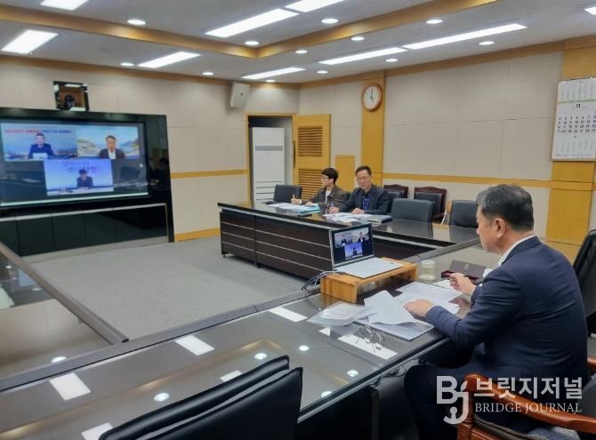광양시, 철강산업 위기 대응 위해 전국 철강도시와 머리 맞대 - 투자경제과(영상회의, 김정완 광양부시장)
