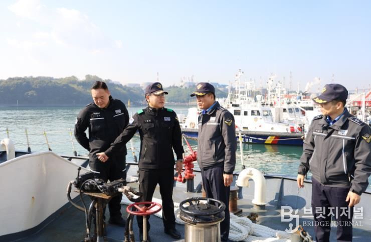 울산해경, 동절기 해양사고 대비 현장 점검 실시