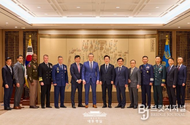 피트 헤그세스 미 전쟁부 장관 예방(대통령실)