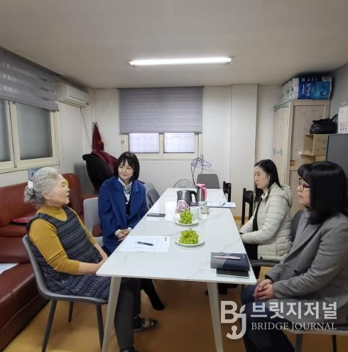 서구의회 김원진 기획행정위원장, 시니어행복밥상 노인일자리 현장 점검…