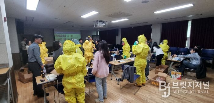 제천시보건소, 생물테러 대비·대응 소규모 훈련 실시