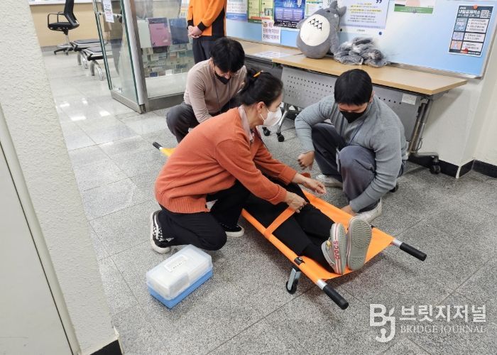 고양시 주교동, 원당119안전센터와 합동소방훈련 실시