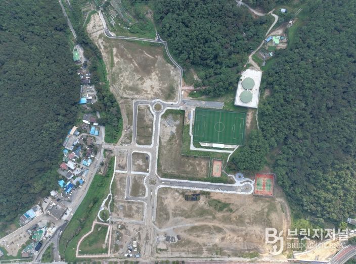 자족형복합행정타운 조성현장 사진(두척동 일원)