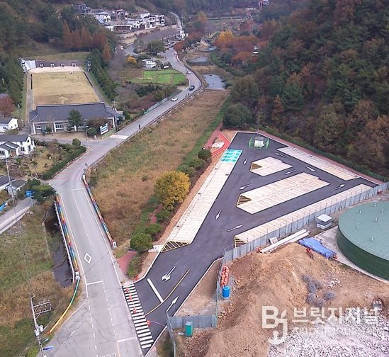 용강 통합배수지 공공주차장 조성 공사 준공
