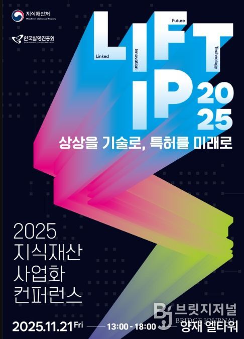 '2025 지식재산 사업화 학술회의' 포스터