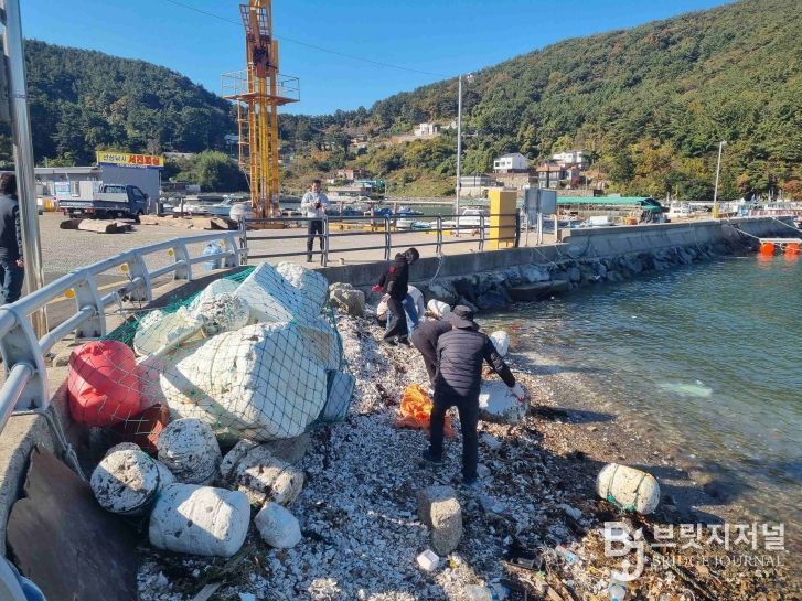 도시과, 미수동 해안변 환경정비활동
