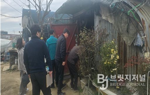 합동점검 사진(주거용 비닐하우스, 2025년 2월)