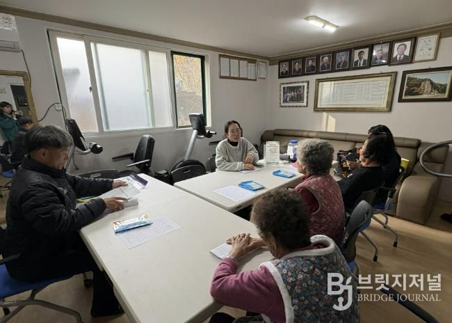 동이면 찾아가는 보건복지상담실 운영 모습