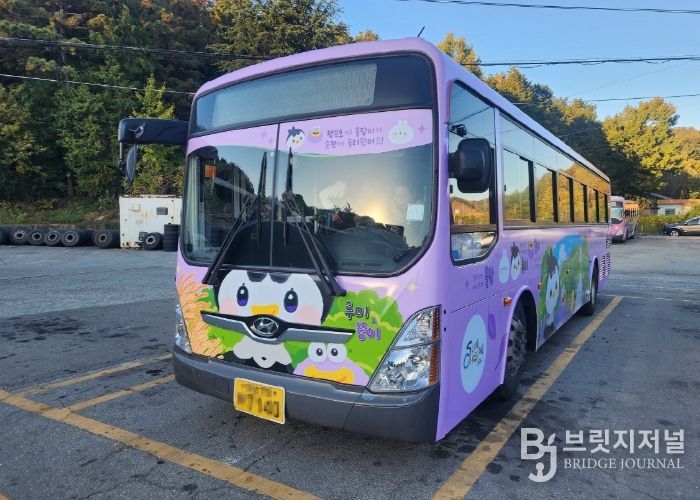 순천 도심 달리는 ‘루미뚱이×몰랑이’ 캐릭터 버스 운행
