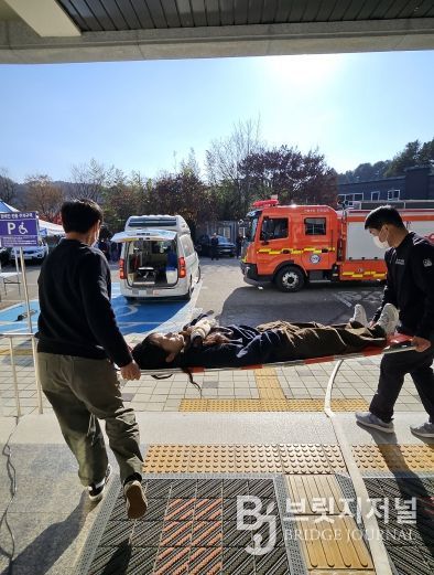 진안군 보건소 – 진안119안전센터, 합동소방훈련 실시