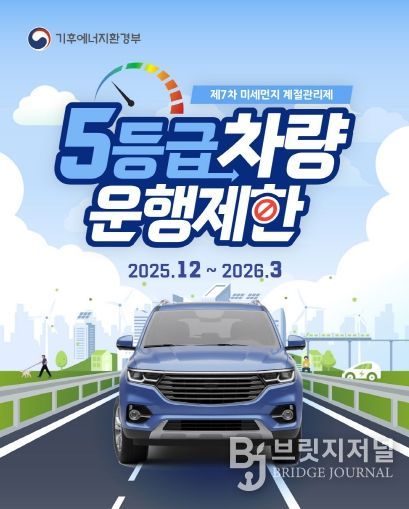 미세먼지 계절관리제 시행, 5등급 차량 운행제한 실시