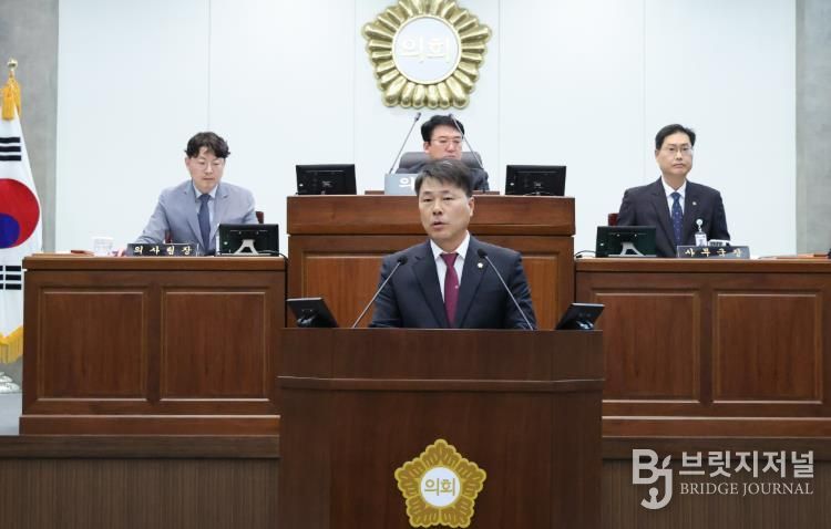 오용만 칠곡군의원, 5분 자유발언, 북삼국민체육센터 주변 주차난 해소 및 북삼읍 공영주차장 확충 요청