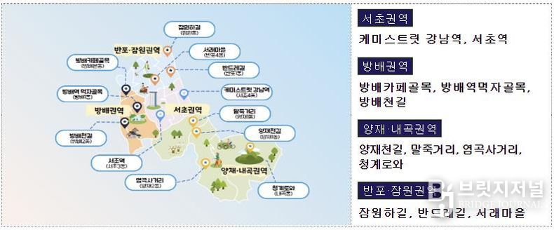 서초 12대 상권 위치도