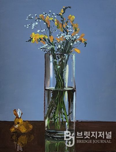 상설기획전시「울산작가 작은그림 상설전」 Composition(구성)53×40.9㎝ ┃ oil on canvas 권영태 作