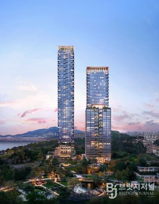 서울숲 일대 및 삼표레미콘 부지 개발 조감도