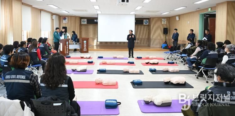 2025년 거창군 여성민방위기동대, 안전 역량 강화 교육 실시