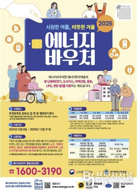 에너지바우처 신청‧접수 홍보 포스터