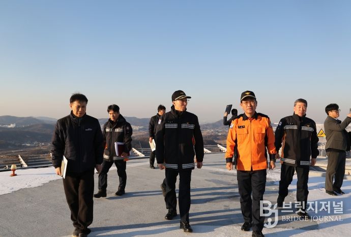 충남소방본부, 도내 최고층 건축물 ‘펜타포트’ 안전관리 현장 점검
