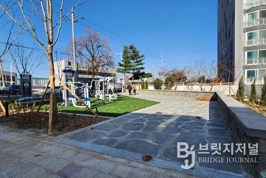 최근 효목동 337번지에 효목동 쉼터공원 조성사업을 완료했다.
