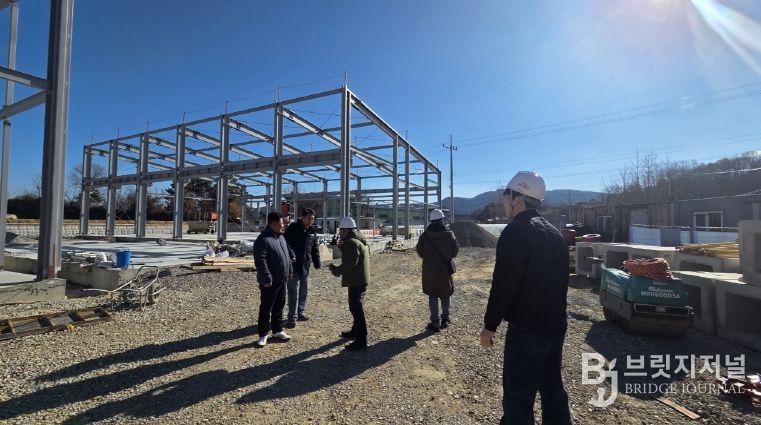 칠곡군, 동절기 화재 대비 건축공사장 안전 점검 실시