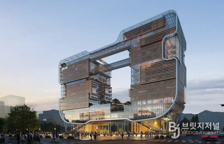 강북구청 신청사 조감도