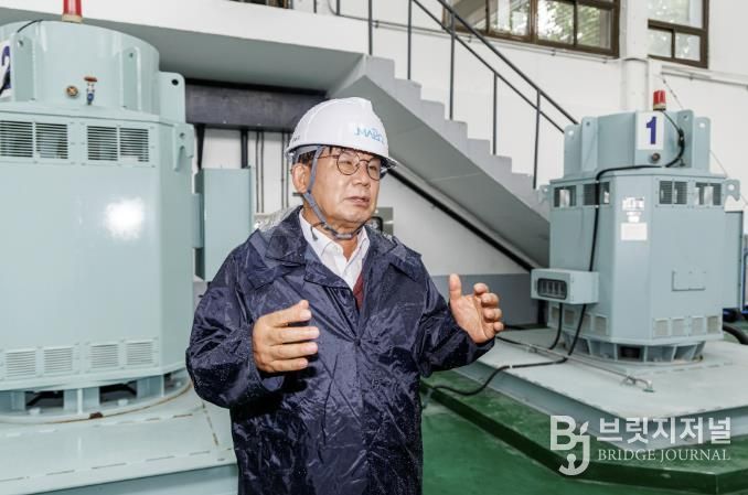 망원1빗물펌프장 점검에 나선 박강수 마포구청장