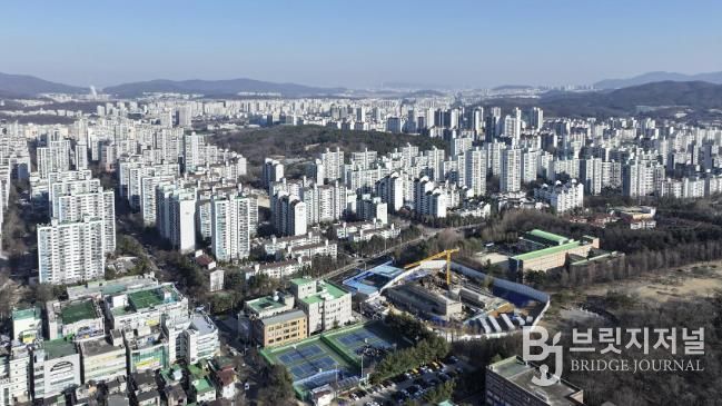 분당 노후계획도시 전경