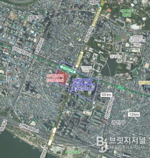 건대입구역지구 지구단위계획 구역