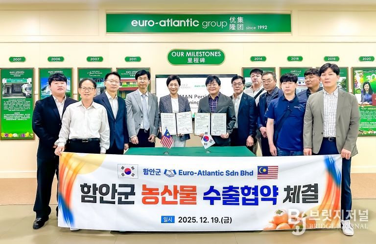 함안단감, 함안군-(유)유로 아틀란틱 농산물 수출협약 체결