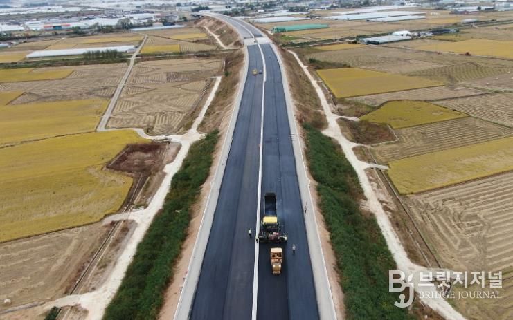 광주~완도 고속도로 1단계 구간 공사 사진
