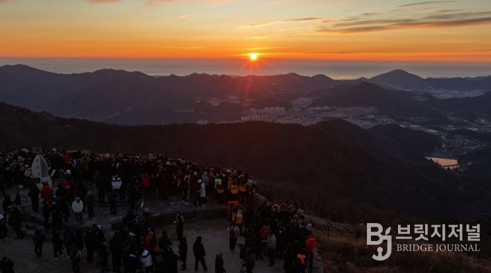 천성산 새해 해맞이